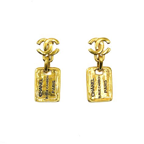 Vintage Chanel Rue Cambon Earrings 